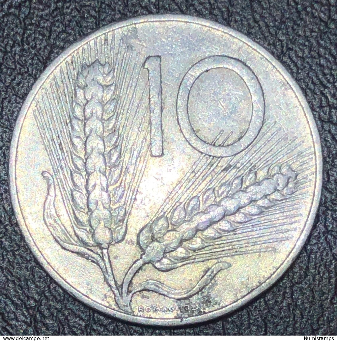 Italia 10 Lire, 1956 - 10 Lire