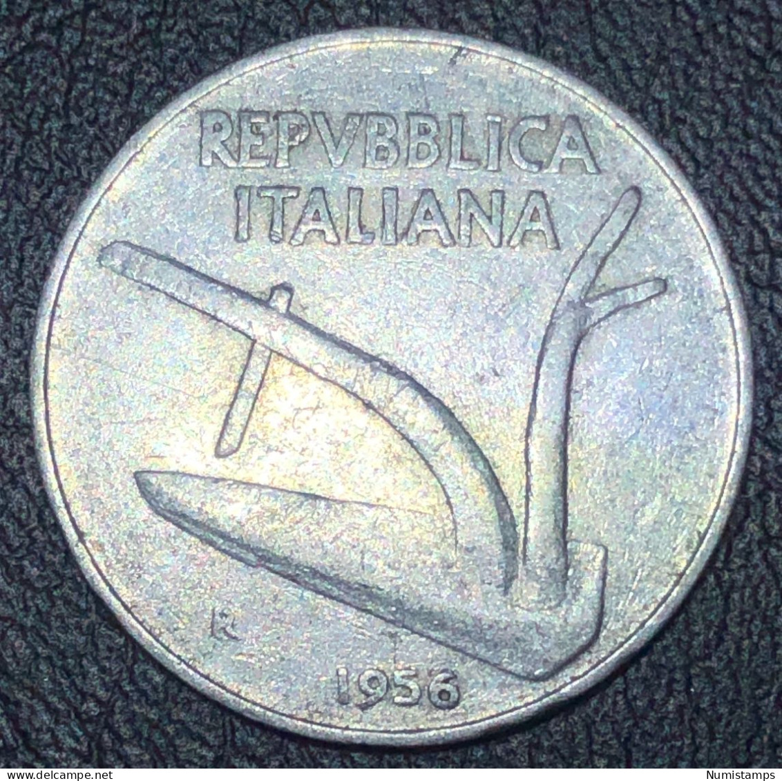 Italia 10 Lire, 1956 - 10 Lire