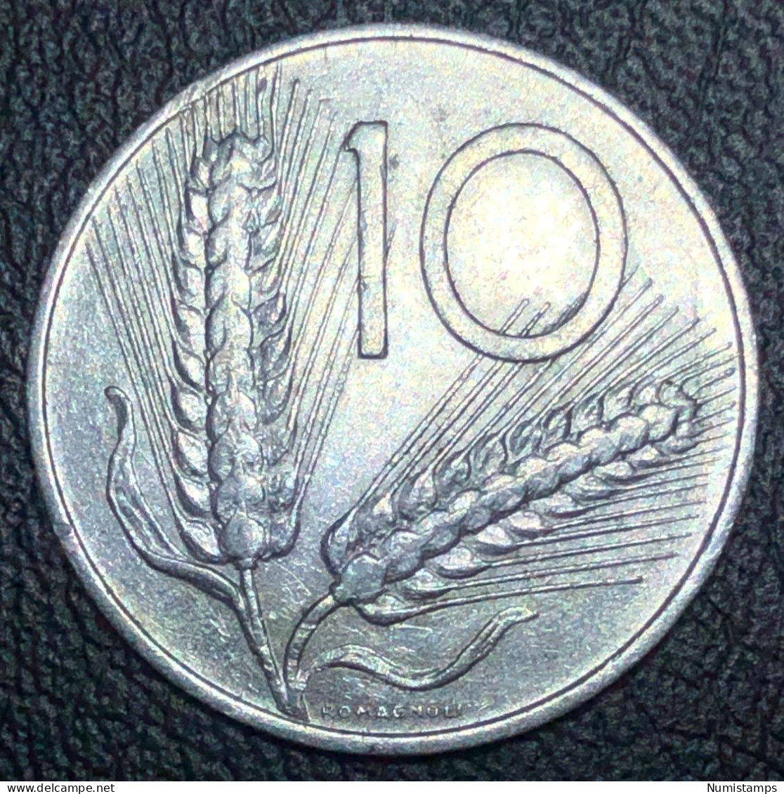 Italia 10 Lire, 1967 - 10 Liras