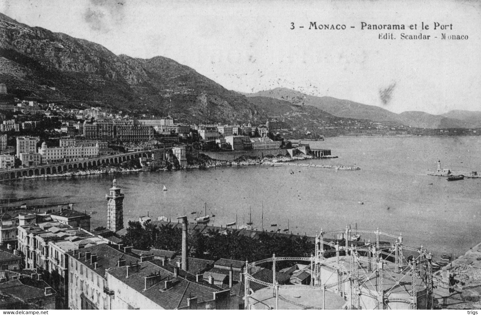 Monaco - Panorama Et Le Port - Puerto