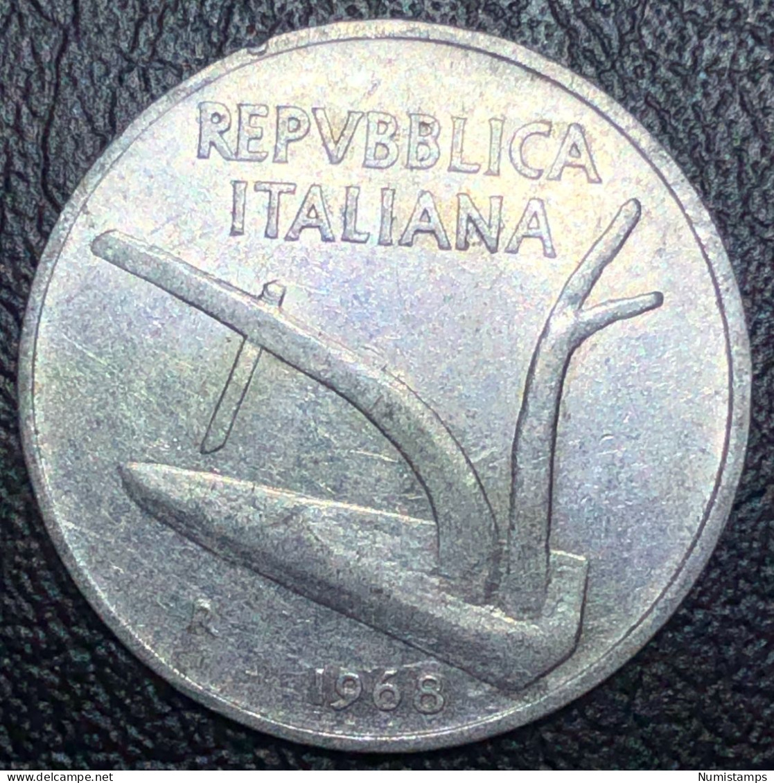 Italia 10 Lire, 1968 - 10 Lire