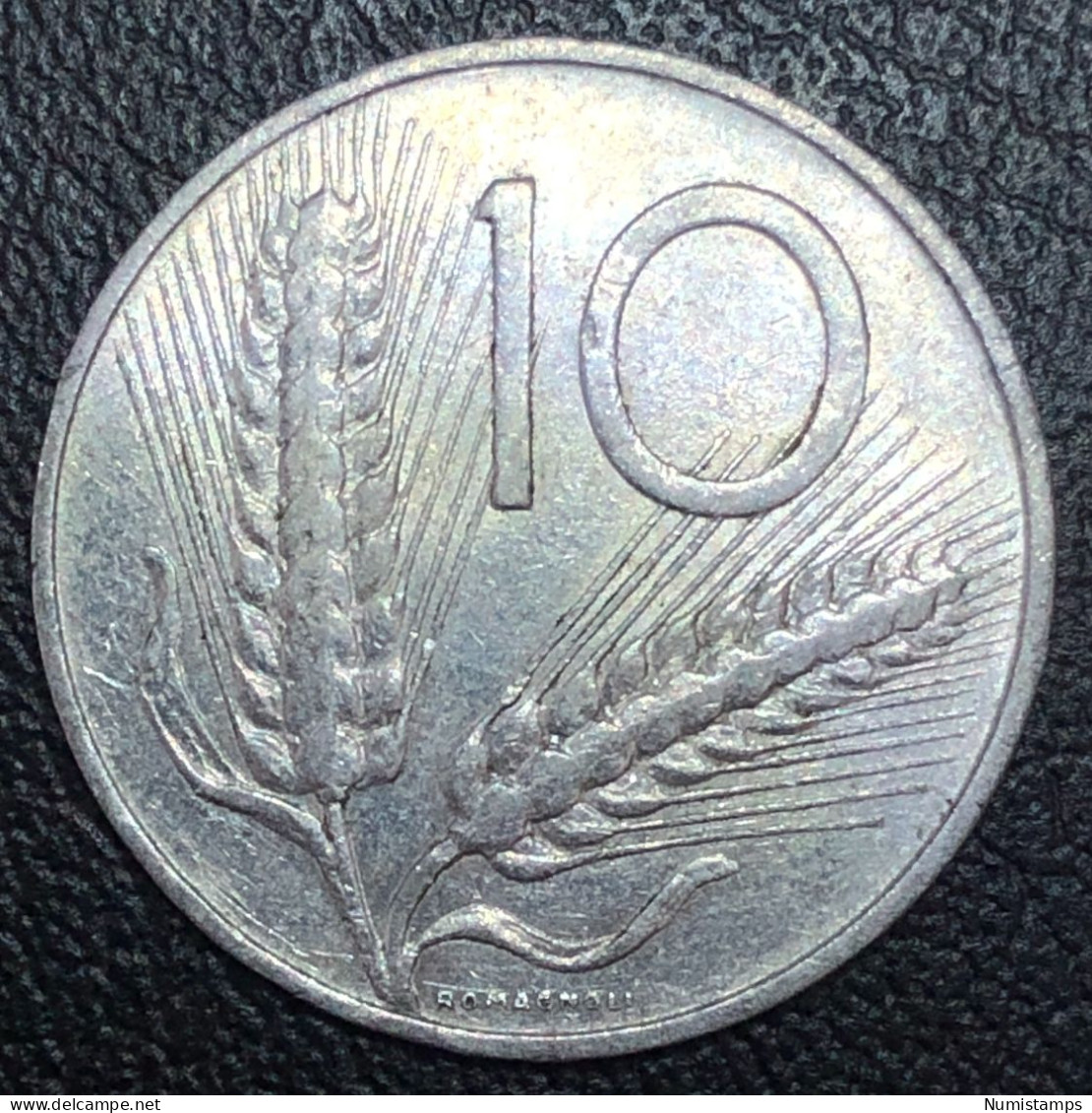 Italia 10 Lire, 1968 - 10 Liras