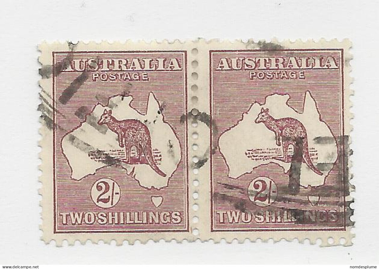 25844) Australia Kangaroo Roo Multiple Small Crown 1929 - Gebraucht