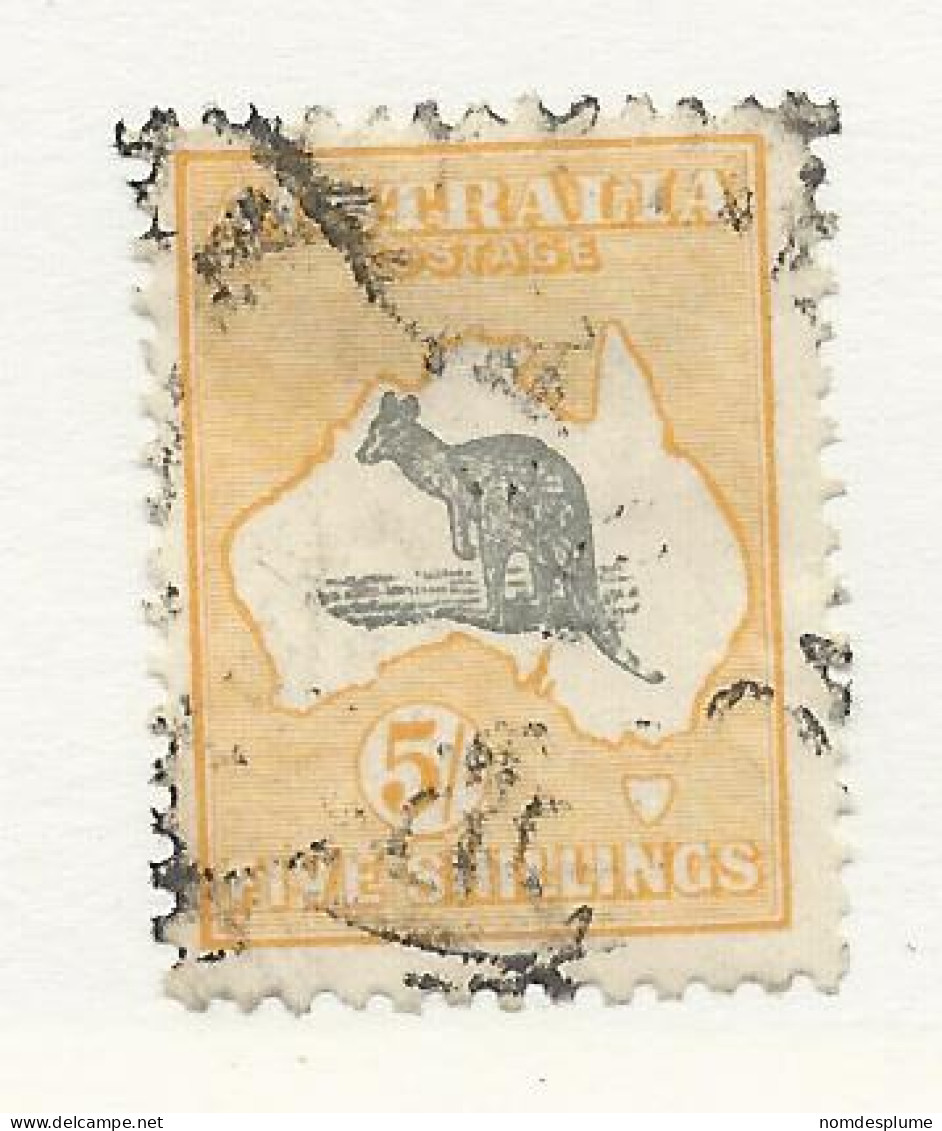 25846) Australia Kangaroo Roo Multiple Small Crown 1929 - Gebruikt