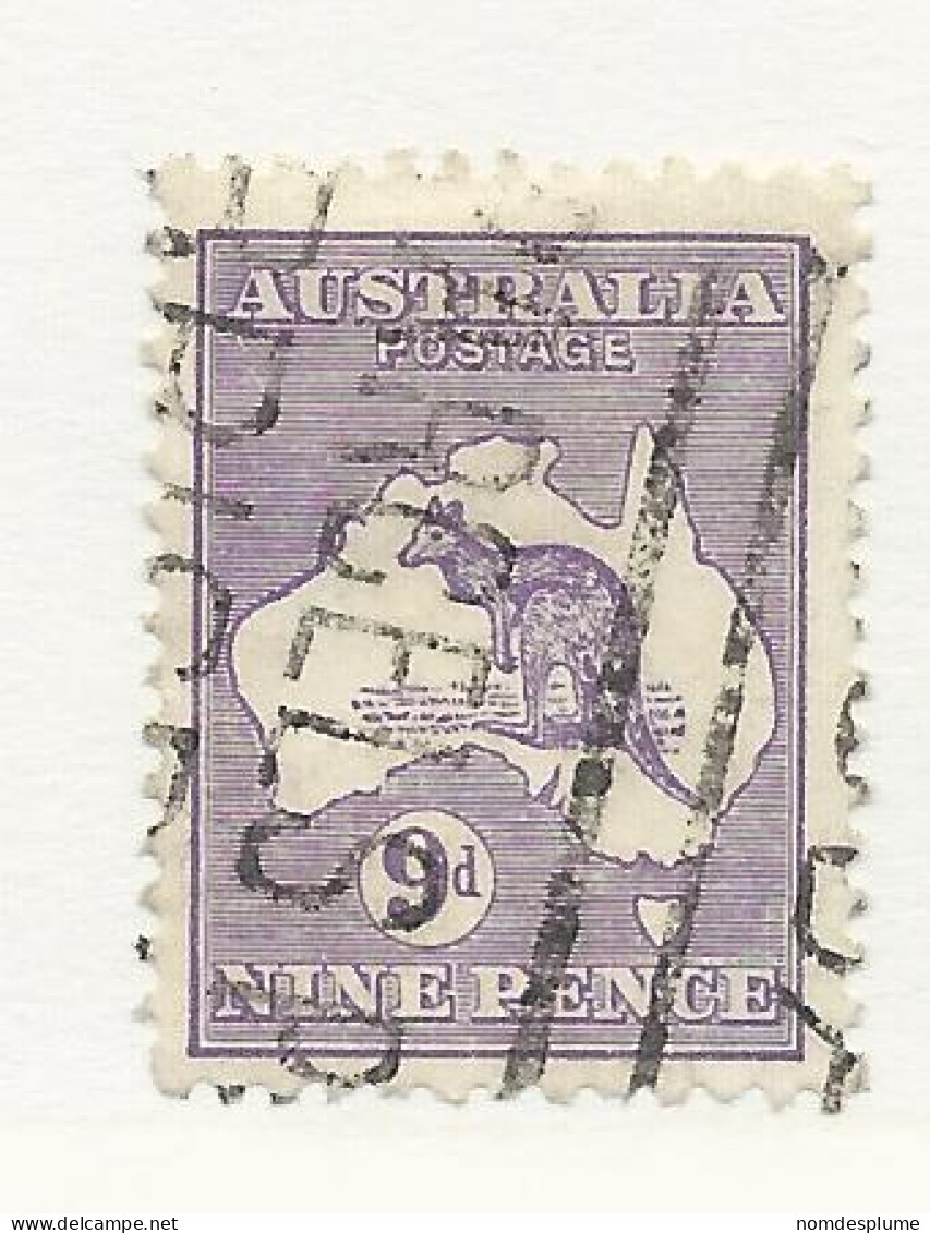 25848) Australia Kangaroo Roo CofA Watermark 1932 - Used Stamps