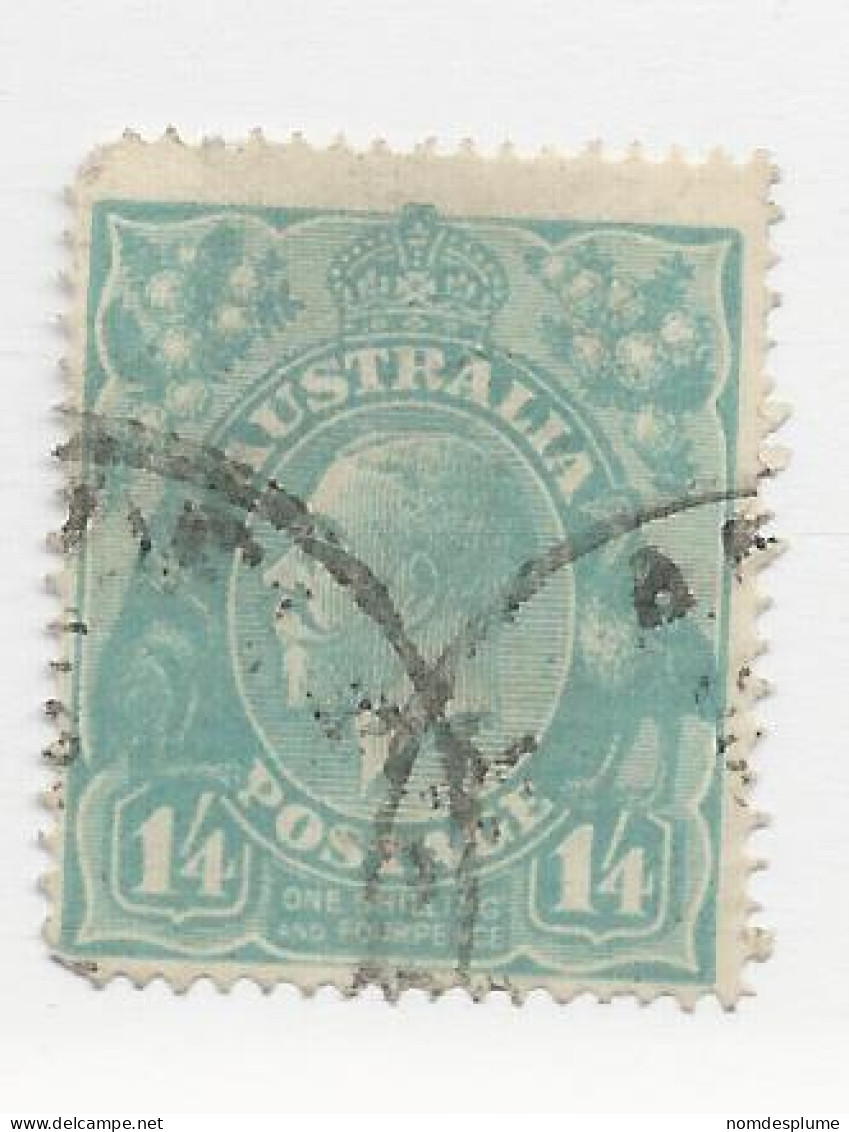 25860) Australia George V  1st Watermark Crown A  1920 - Gebraucht