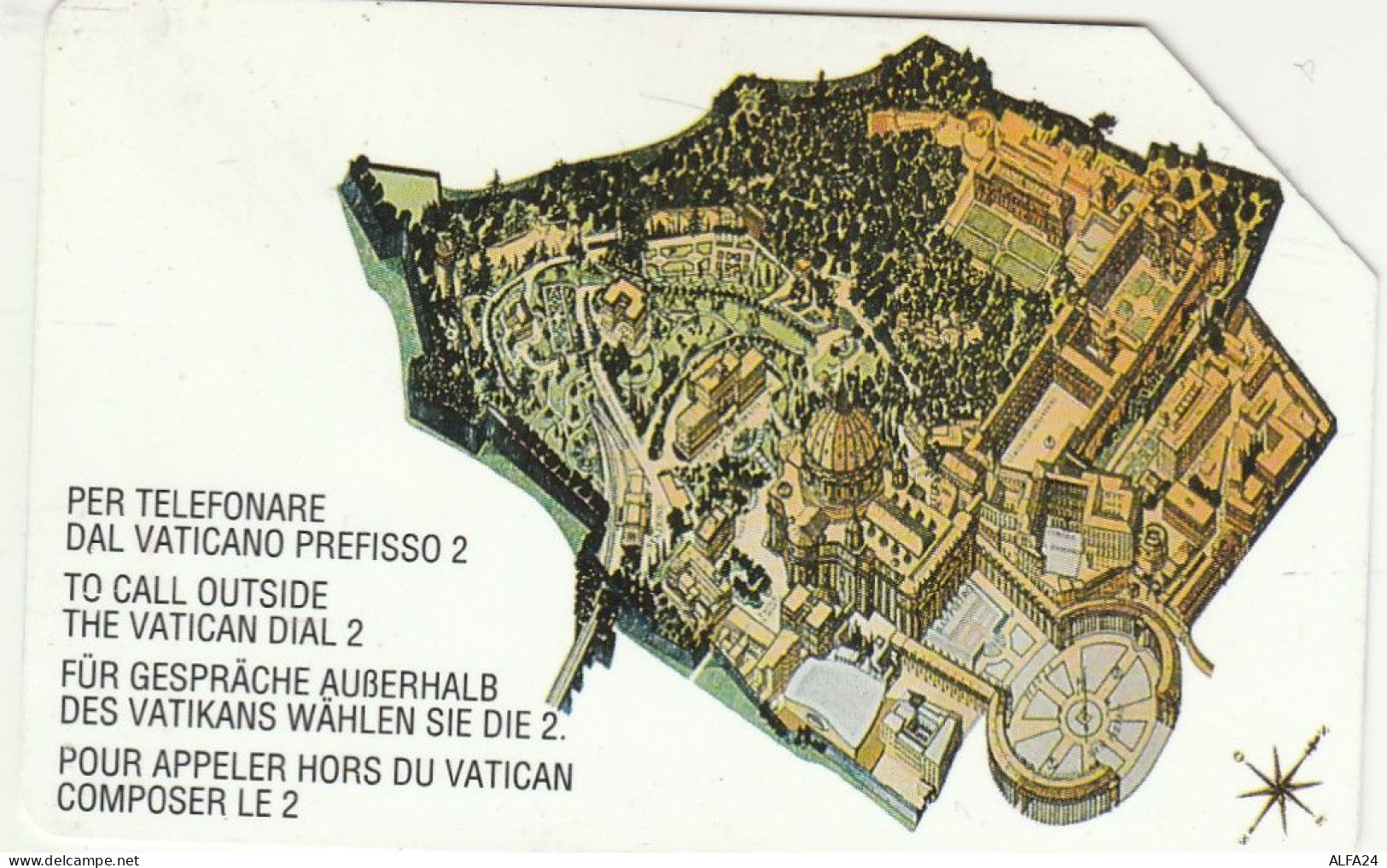 PHONE CARD USED VATICANO SCV9 (UR808 - Vatican