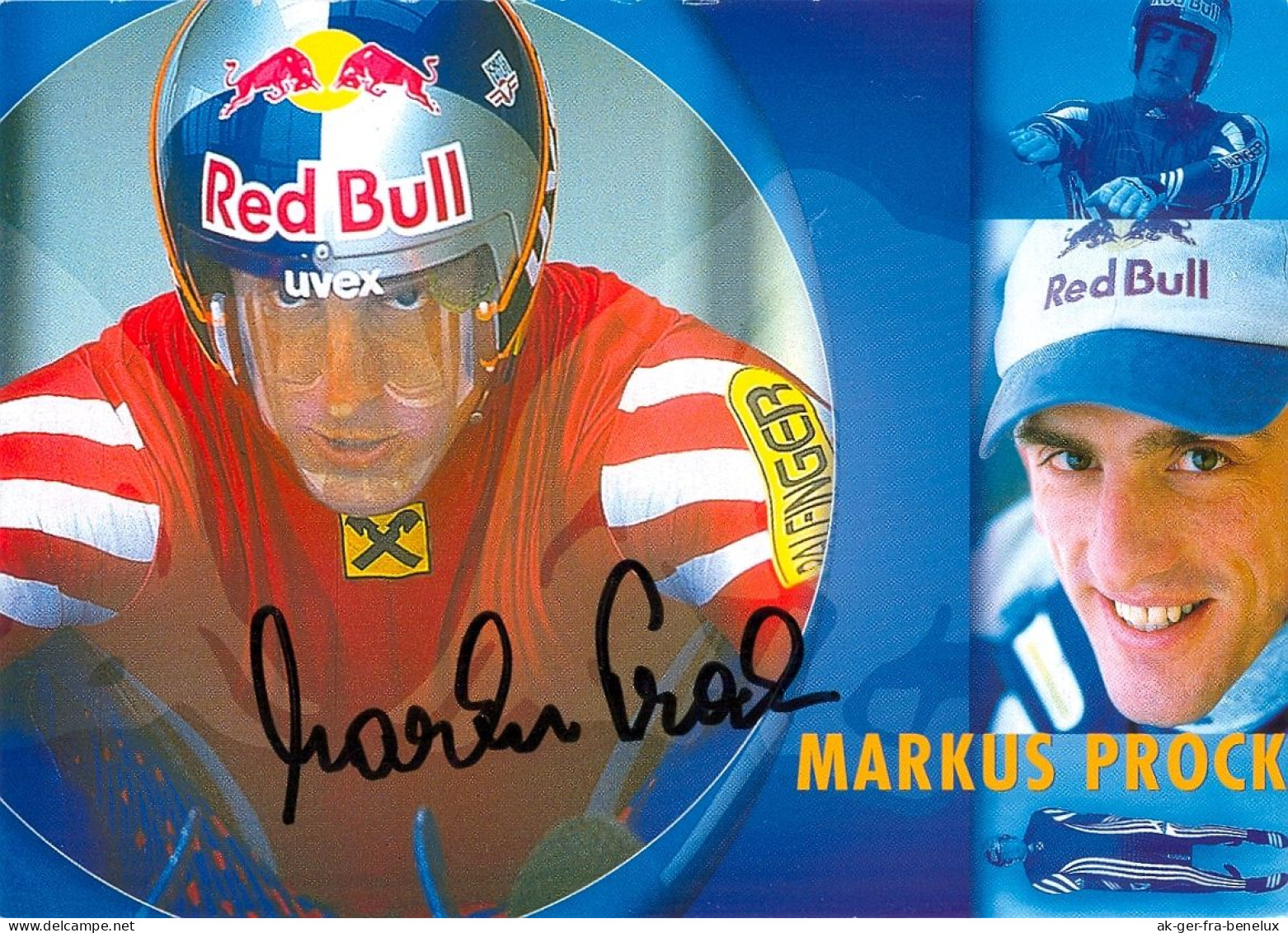 2) Autogramm AK Rodeln Rennrodler Markus Prock Mieders Im Stubaital Oweges Tirol Österreich Austria Weltmeister Olympia - Authographs