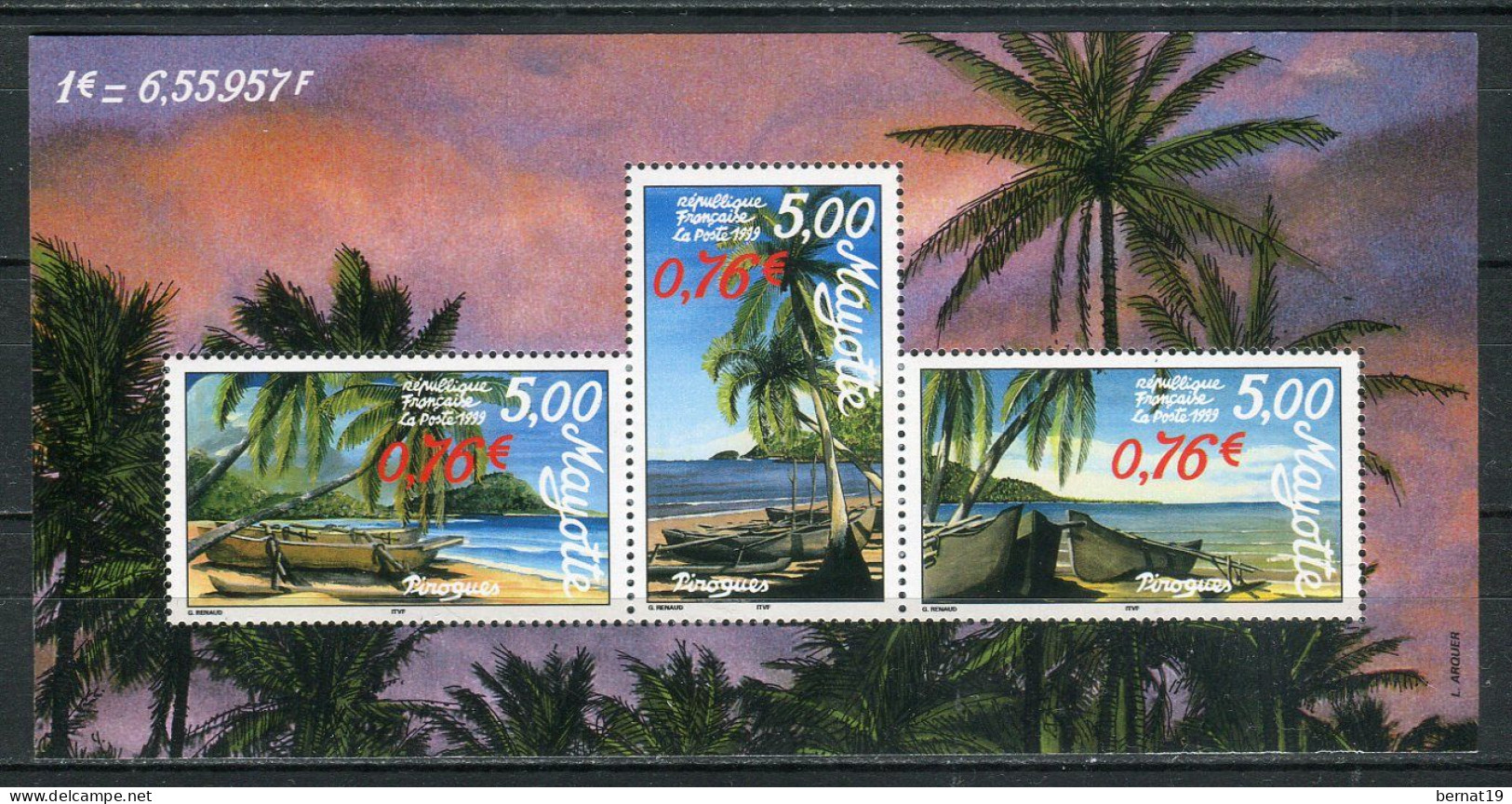 Mayotte 1999. Yvert Block 2 ** MNH. - Blocchi & Foglietti