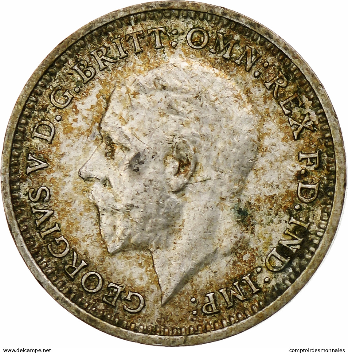 Grande-Bretagne, George V, 3 Pence, 1936, SUP, Argent, KM:827 - F. 3 Pence