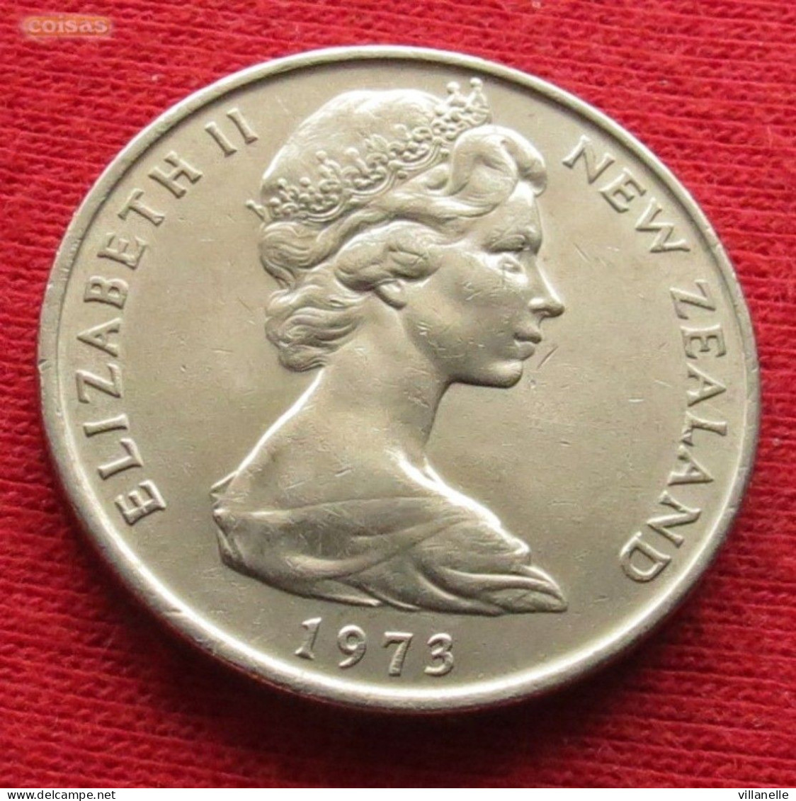 New Zealand 20 Cents 1973 KM# 36.1 *VT  Nova Zelandia Nuova Zelanda Nouvelle Zelande - Nouvelle-Zélande