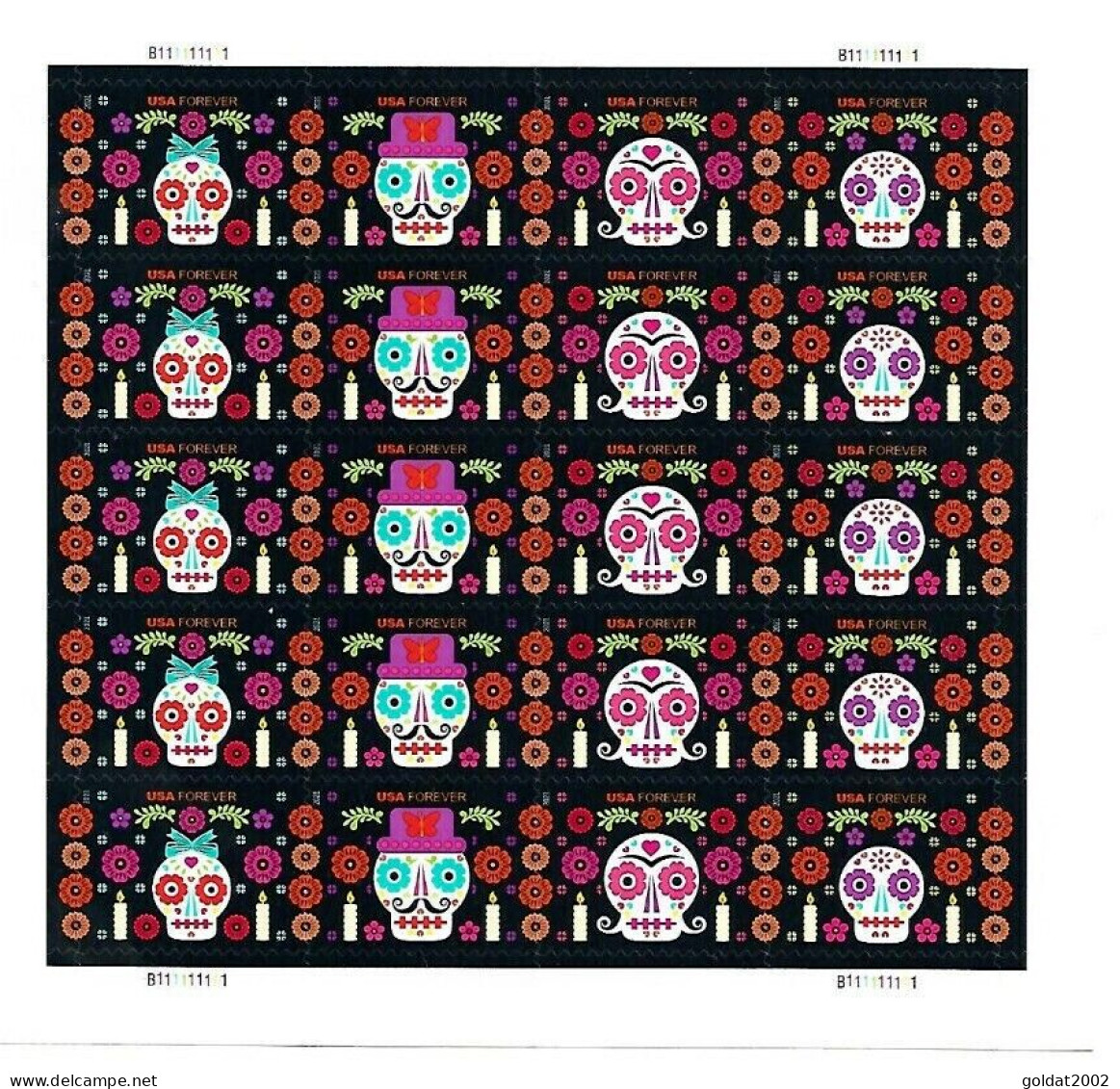 United States  , USA , US 2020 - 2021, Day Of The Dead. - Abarten & Kuriositäten