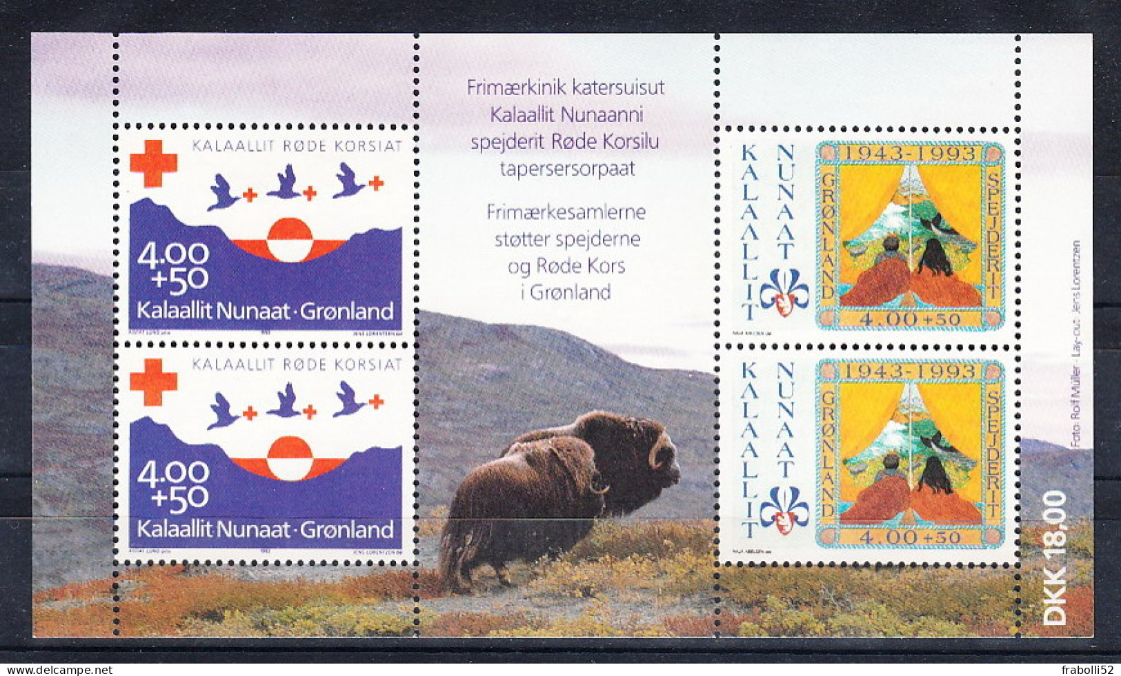 Groenlandia Nuovi:  BF  N. 4. - Blocks & Sheetlets