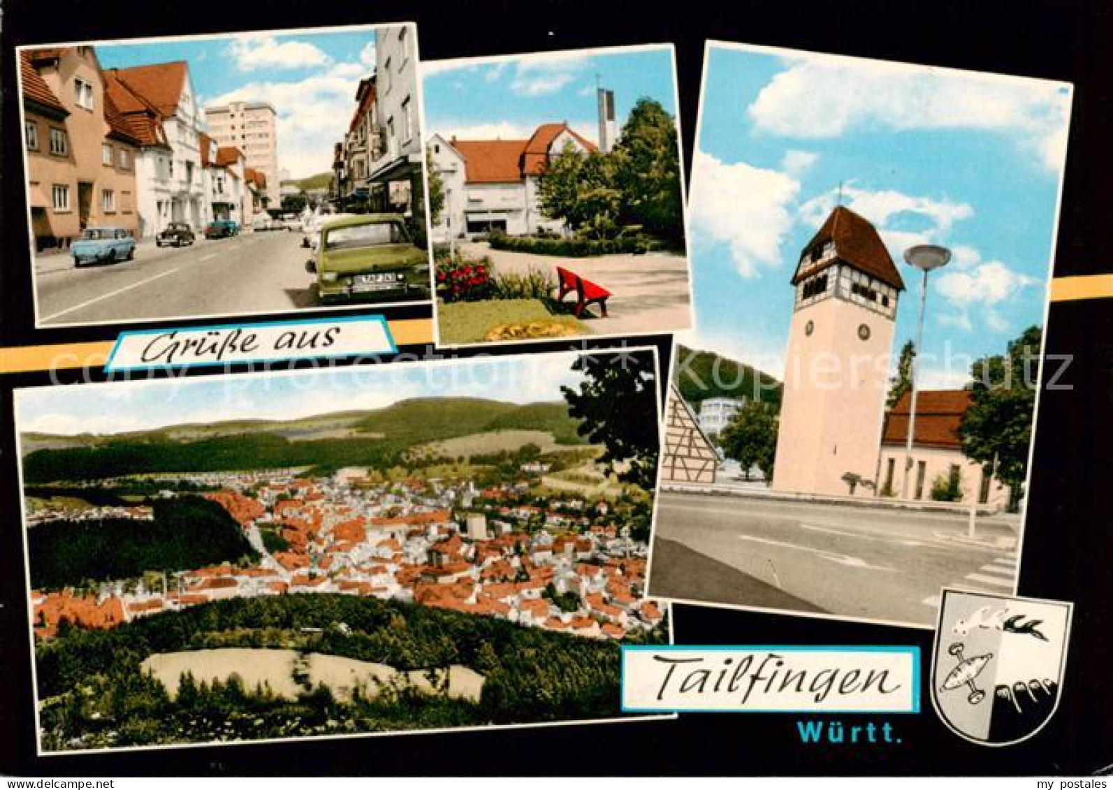 73865646 Tailfingen Albstadt Ortsansichten Kirche Panorama Tailfingen Albstadt - Albstadt
