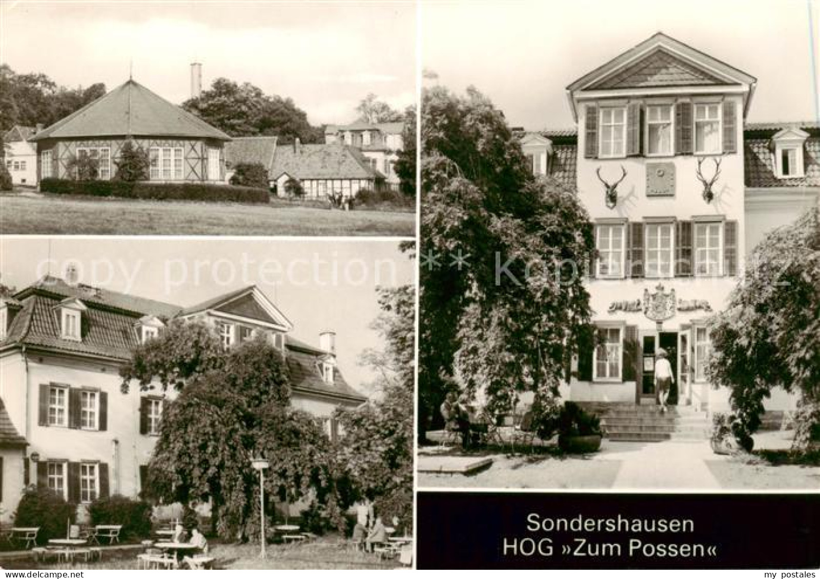 73865634 Sondershausen Thueringen HOG Zum Possen Gaststaette Sondershausen Thuer - Sondershausen