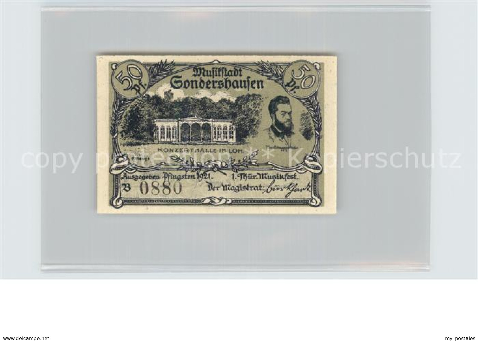 42485092 Sondershausen Thueringen Konzerthalle 50 Pfennig  Sondershausen - Sondershausen