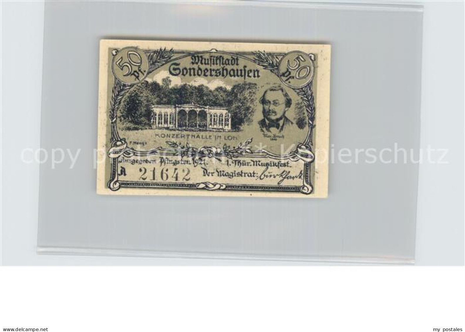 42485085 Sondershausen Thueringen Konzerthalle 50 Pfennig Sondershausen - Sondershausen