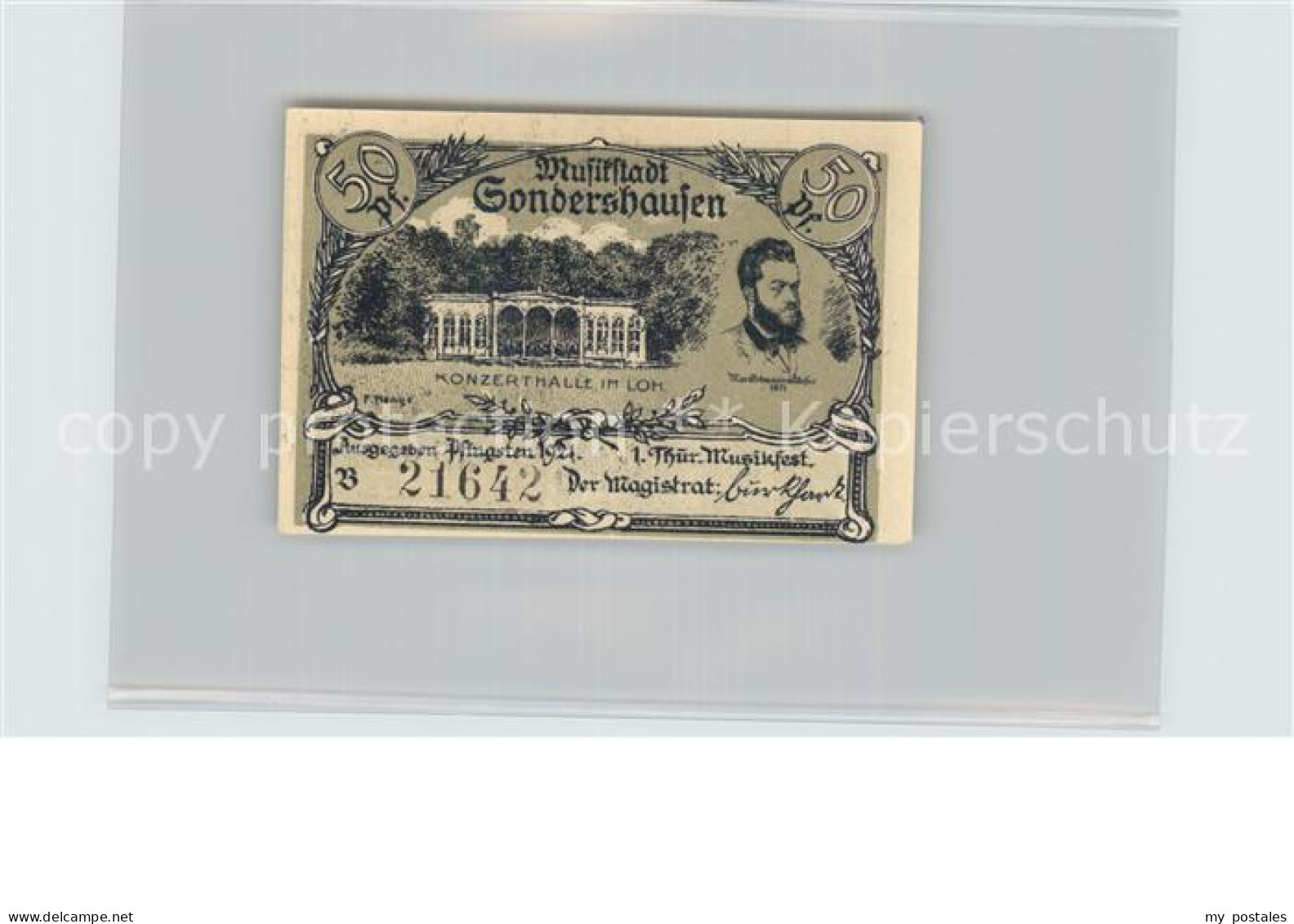 42485083 Sondershausen Thueringen Konzerthalle 50 Pfennig Sondershausen - Sondershausen