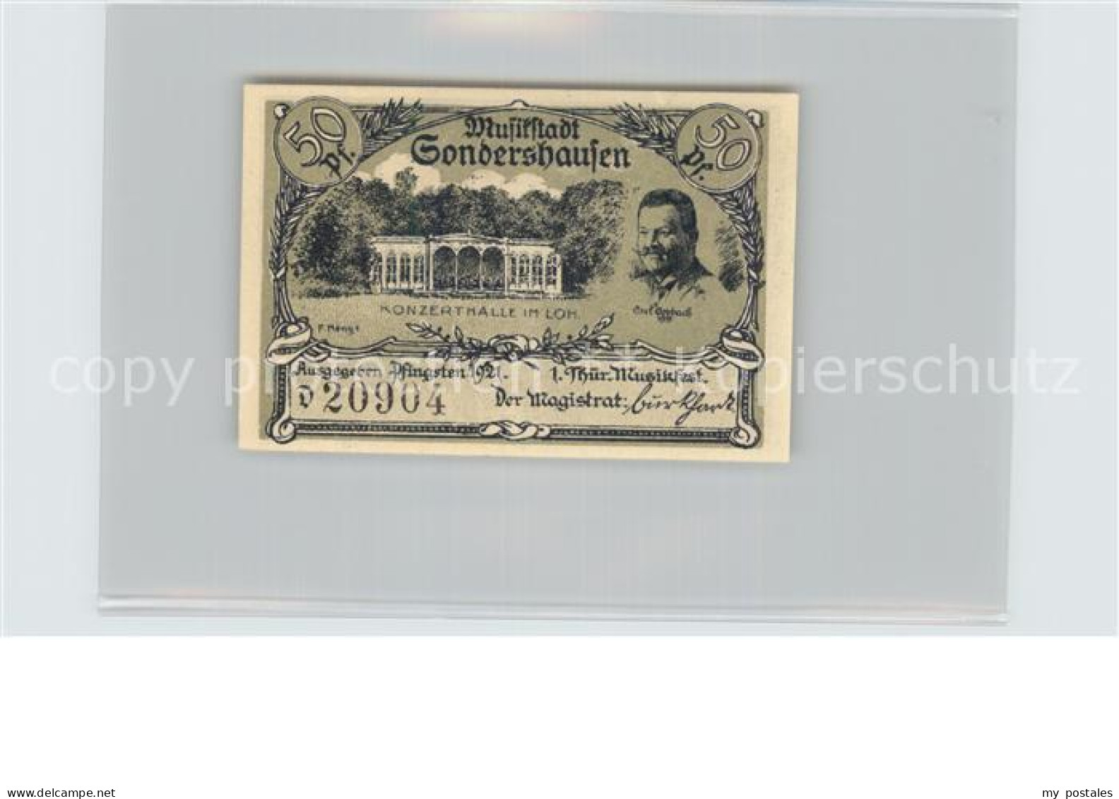 42485082 Sondershausen Thueringen Konzerthalle 50 Pfennig Sondershausen - Sondershausen