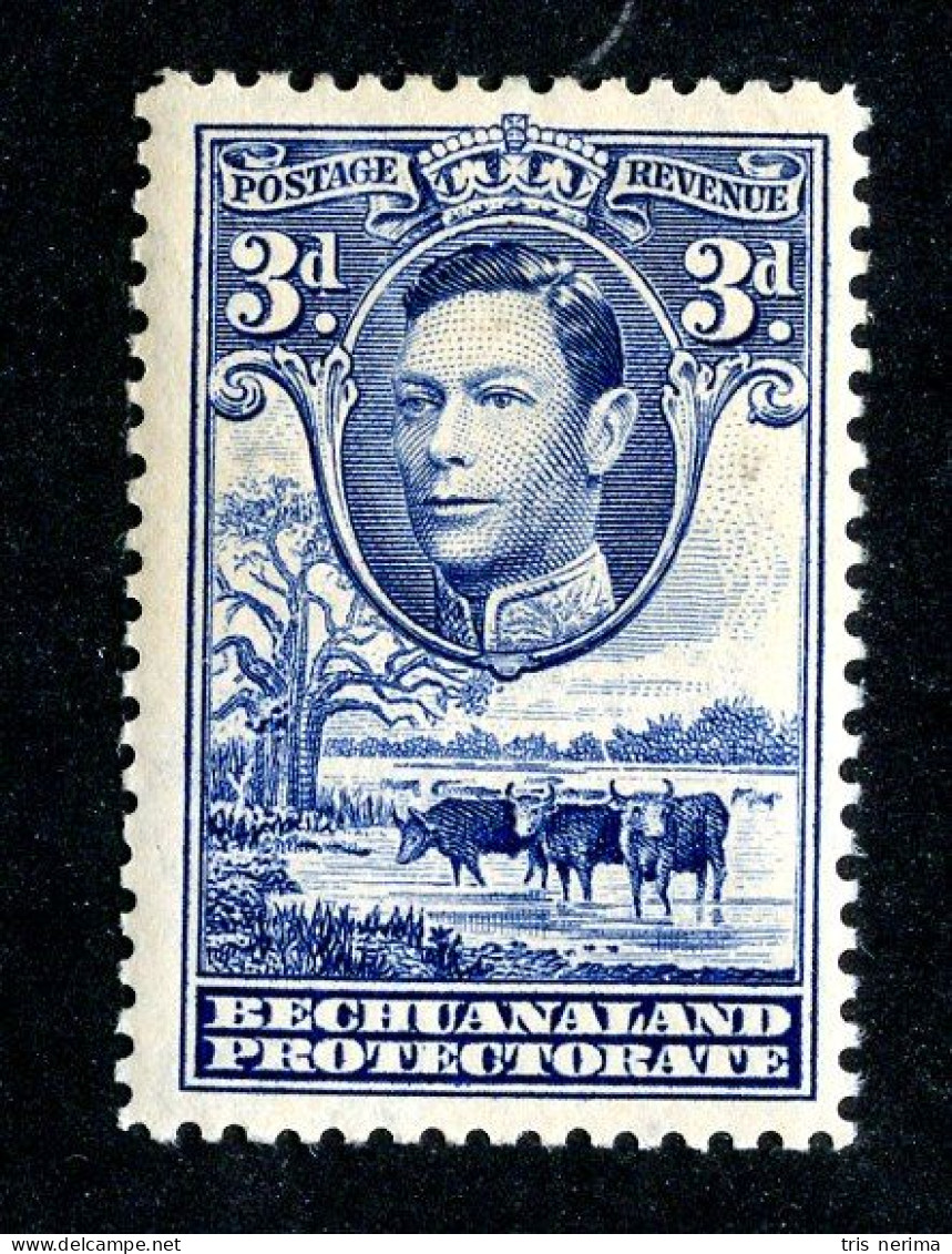 614 BCXX 1938 Scott # 128 Mlh* (offers Welcome) - 1885-1964 Protectorat Du Bechuanaland