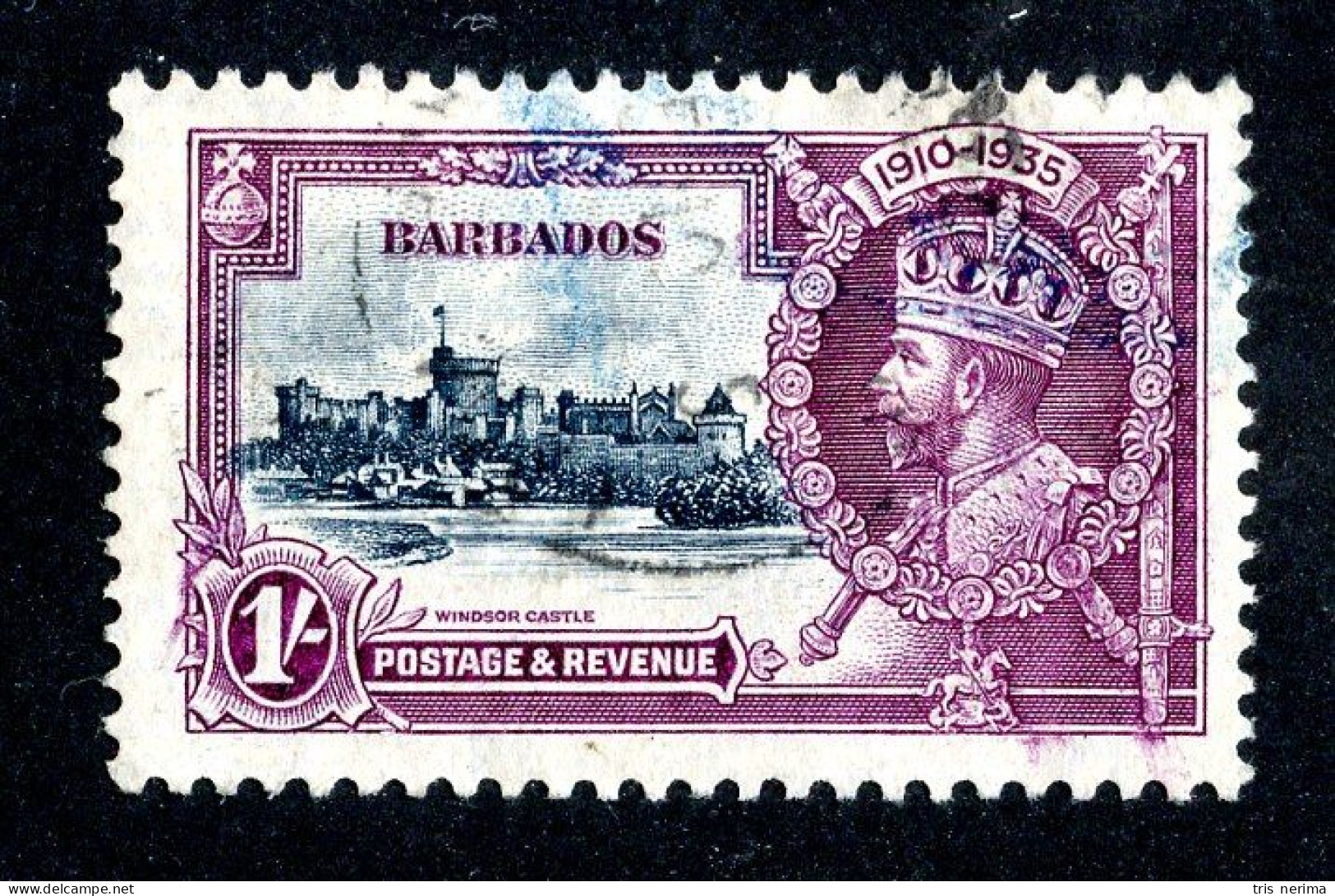 636 BCXX 1935 Scott # 189 Used (offers Welcome) - Barbados (...-1966)