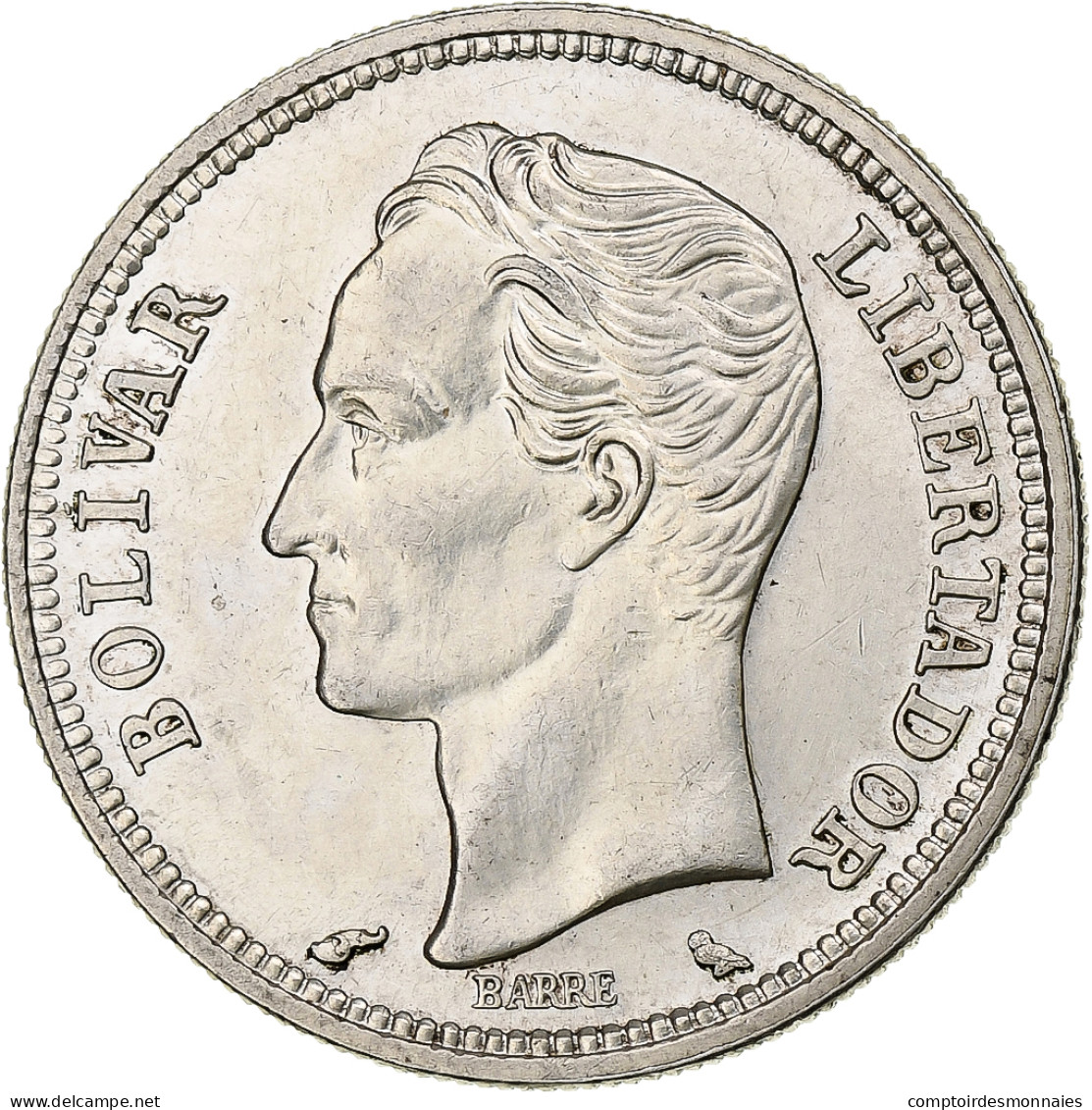 Venezuela, Bolivar, 1960, SUP+, Argent, KM:37a - Venezuela