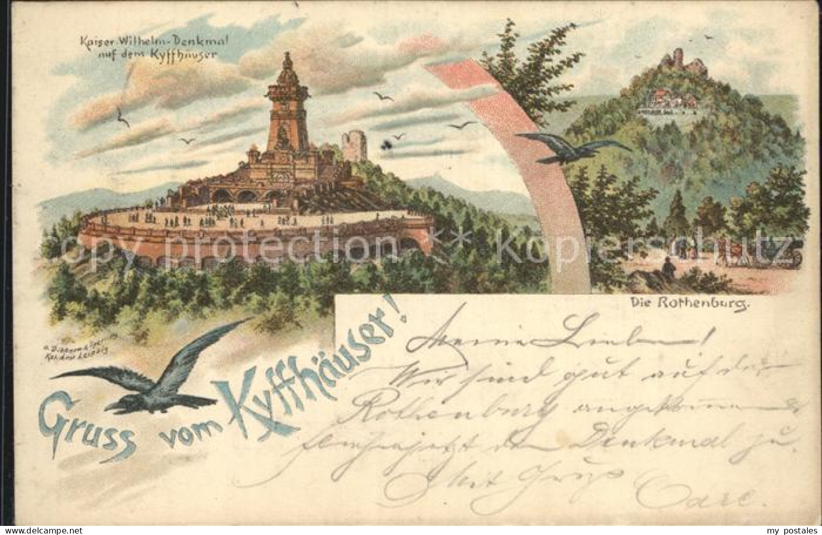 42468714 Kyffhaeuser Rothenburg Kaiser Wilhelm Denkmal Kyffhaeuser - Bad Frankenhausen