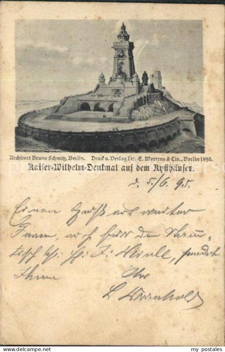 42468674 Kyffhaeuser Kaiser Wilhelm Denkmal  Kyffhaeuser - Bad Frankenhausen