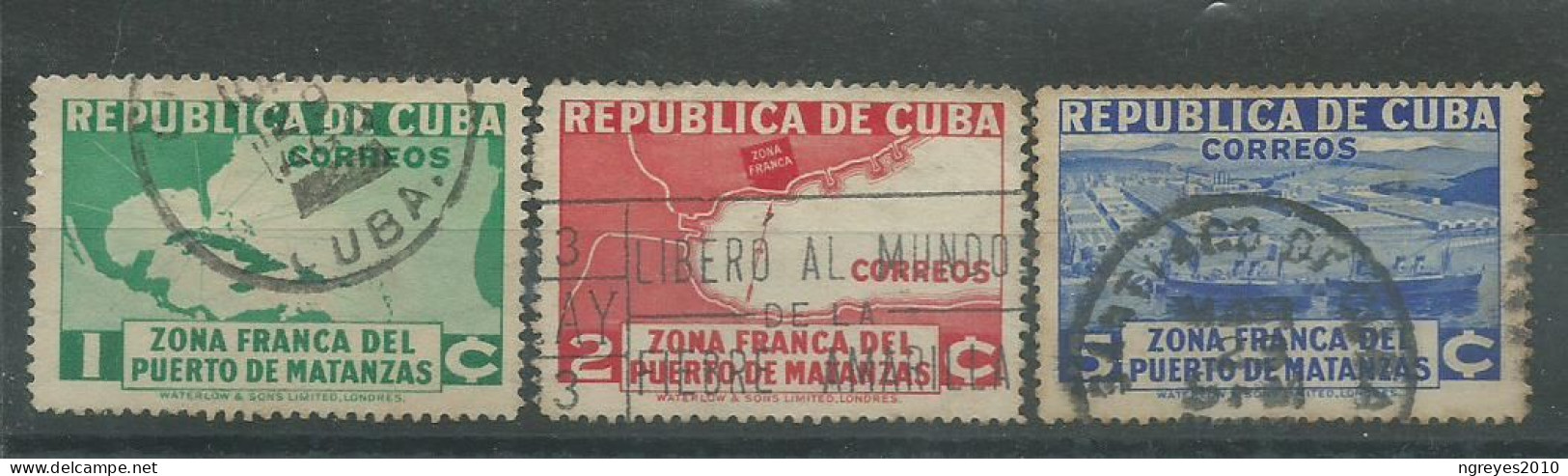 230045521  CUBA  YVERT  Nº221/222 + Nº224 - Usati