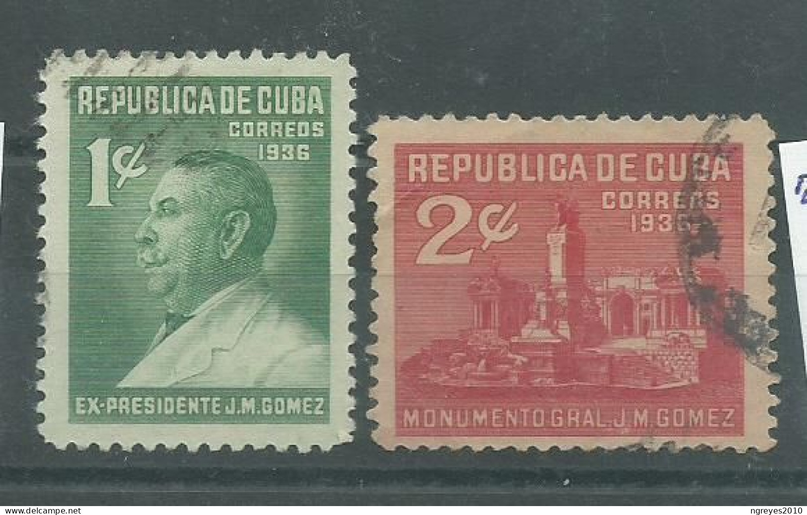 230045523  CUBA  YVERT  Nº229/230 - Used Stamps