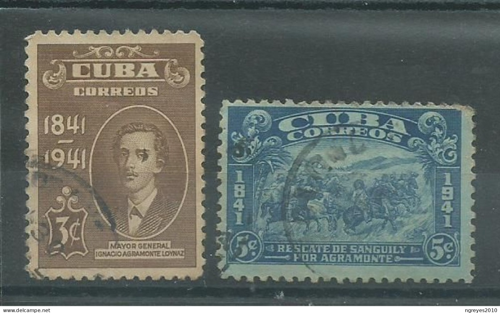 230045529  CUBA  YVERT  Nº274/275 - Gebruikt