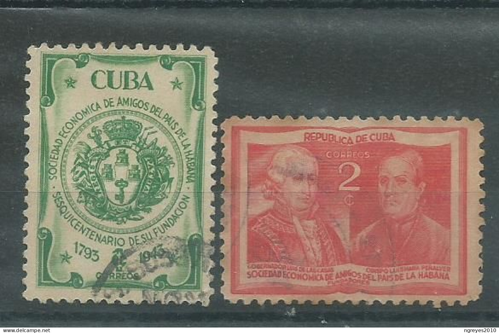 230045533  CUBA  YVERT  Nº285/286 - Gebruikt