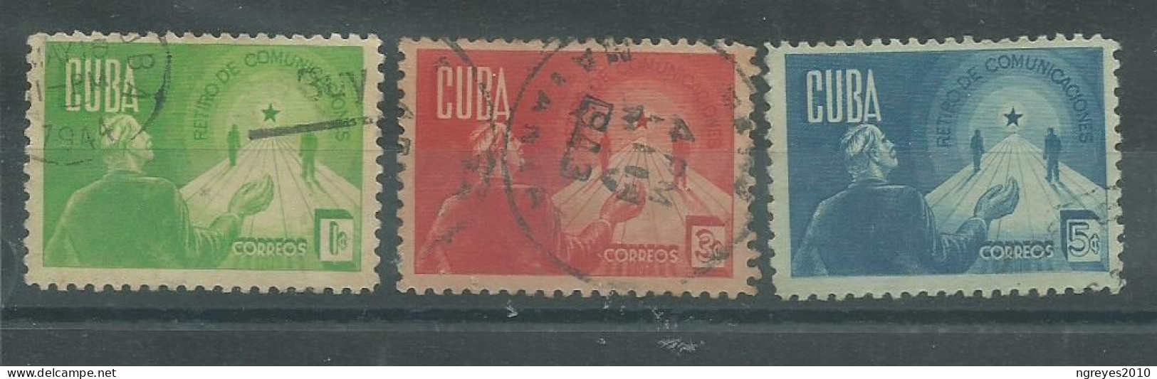 230045540  CUBA  YVERT  Nº277/279 - Used Stamps