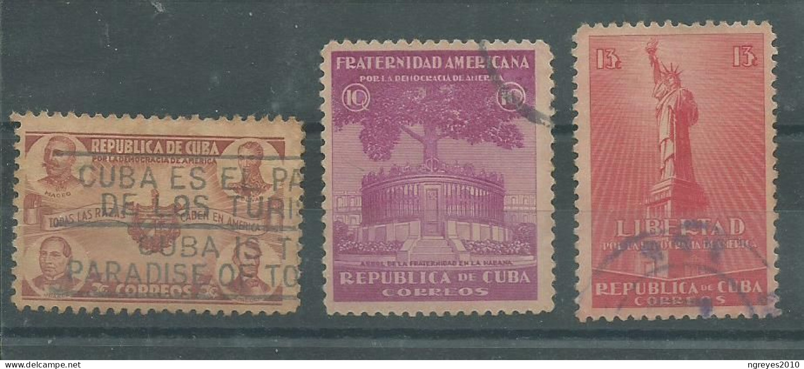 230045541  CUBA  YVERT  Nº270/273 - Used Stamps