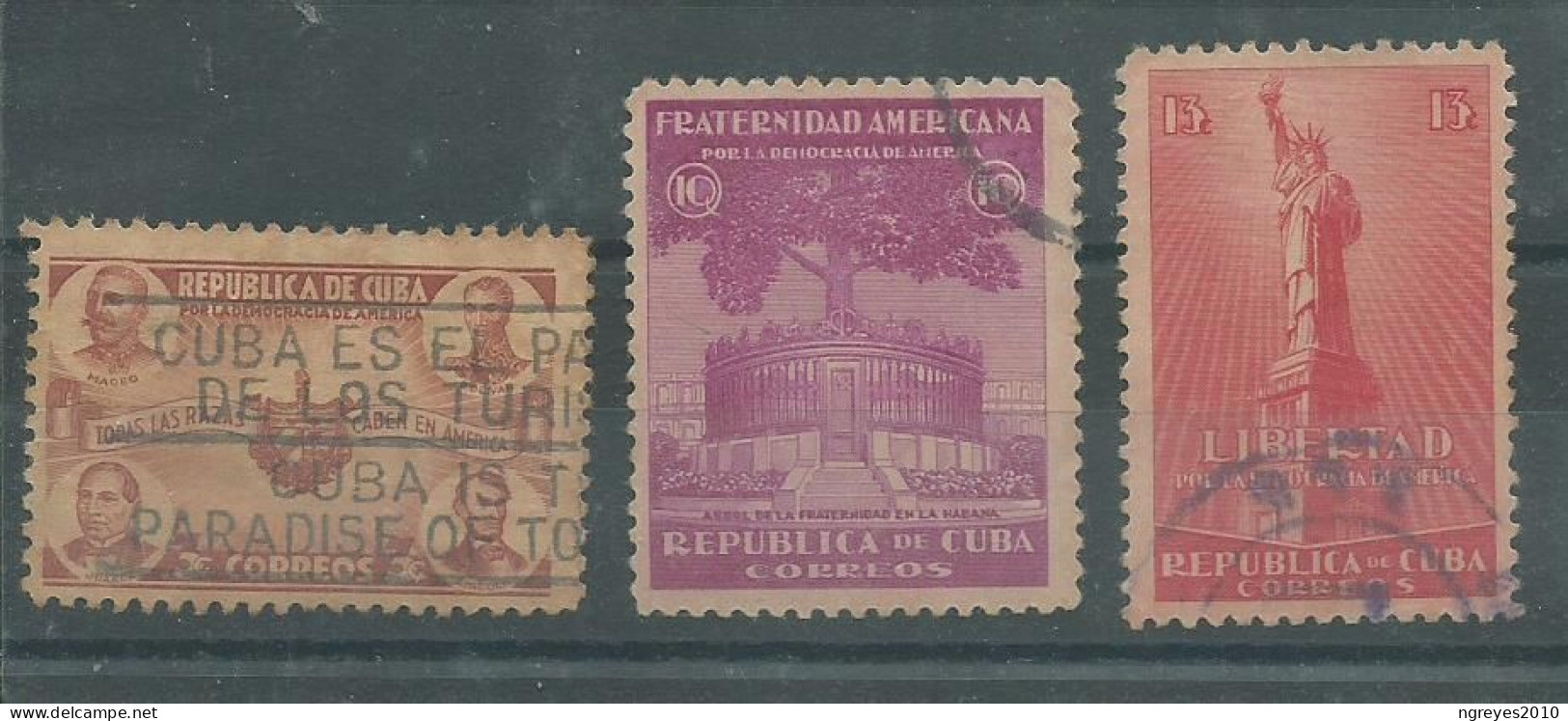 230045541  CUBA  YVERT  Nº270/273 - Oblitérés