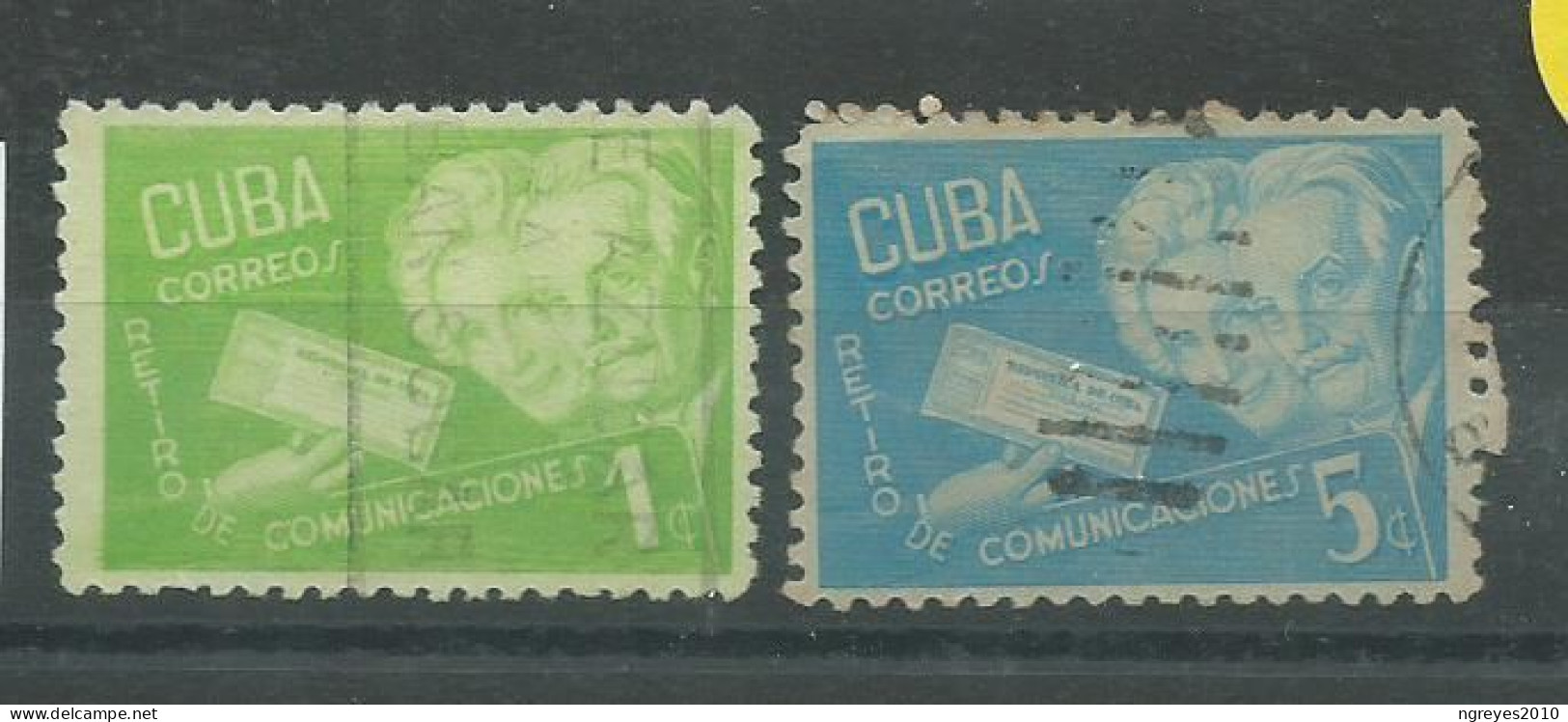 230045543  CUBA  YVERT  Nº293A + Nº293C - Oblitérés