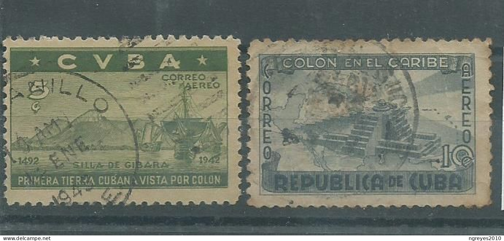 230045548  CUBA  YVERT AEREO Nº35/36 - Airmail