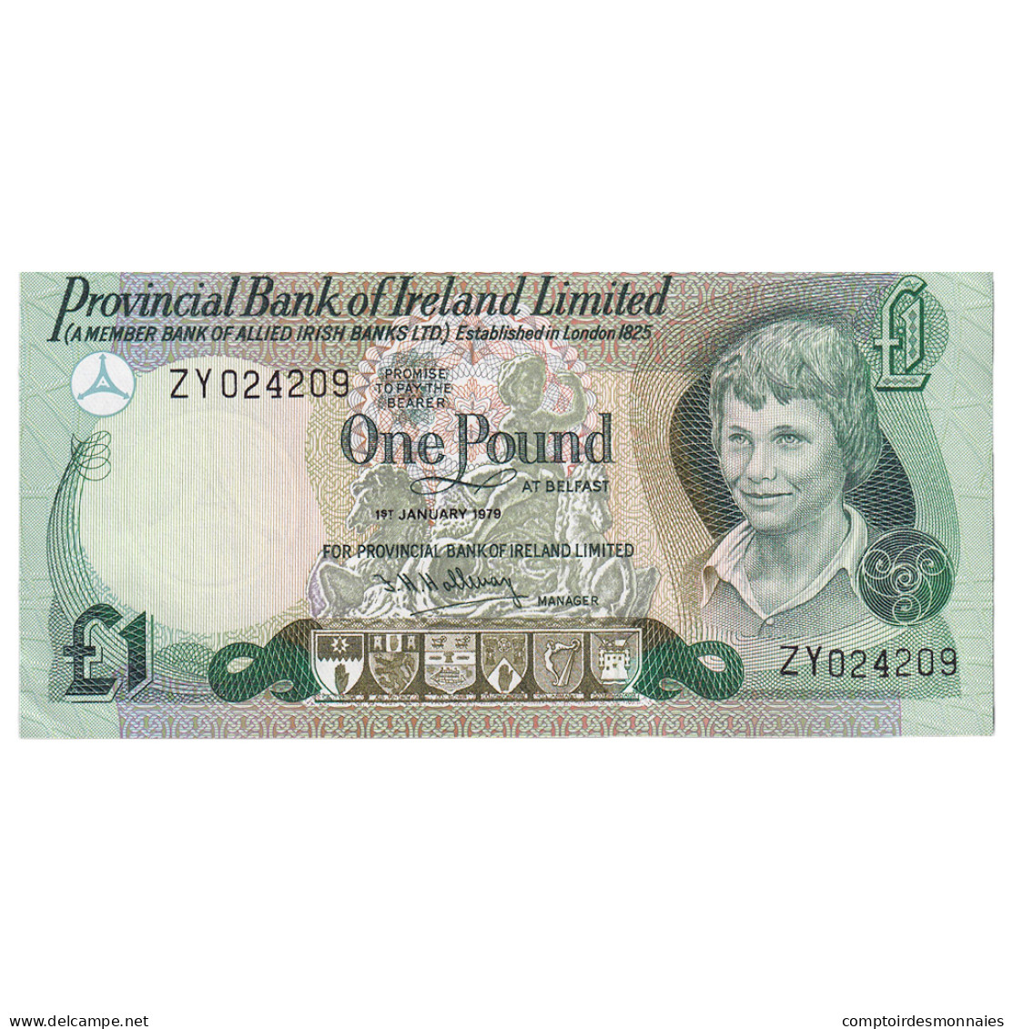 Billet, Northern Ireland, 1 Pound, 1979, NEUF - Irland