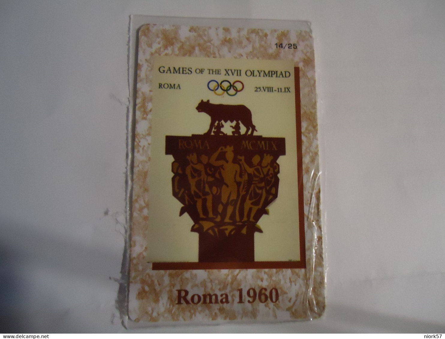 GREECE MINT PHONECARDS   OLYMPIC  GAMES  ROMA 1960 ITALY - Olympische Spiele