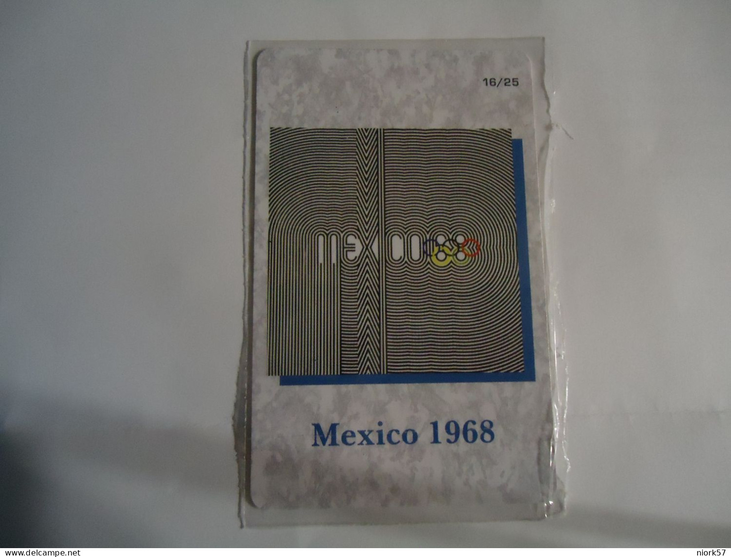 GREECE MINT PHONECARDS  MEXICO 1968    GAMES MEXICO 1968 - Jeux Olympiques