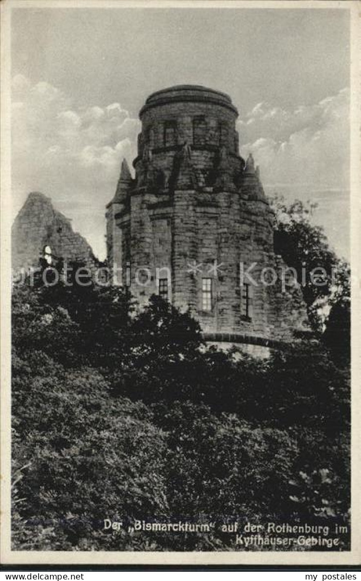 42442316 Kyffhaeuser Bismarckturm Auf Der Rothenburg Kyffhaeuser - Bad Frankenhausen