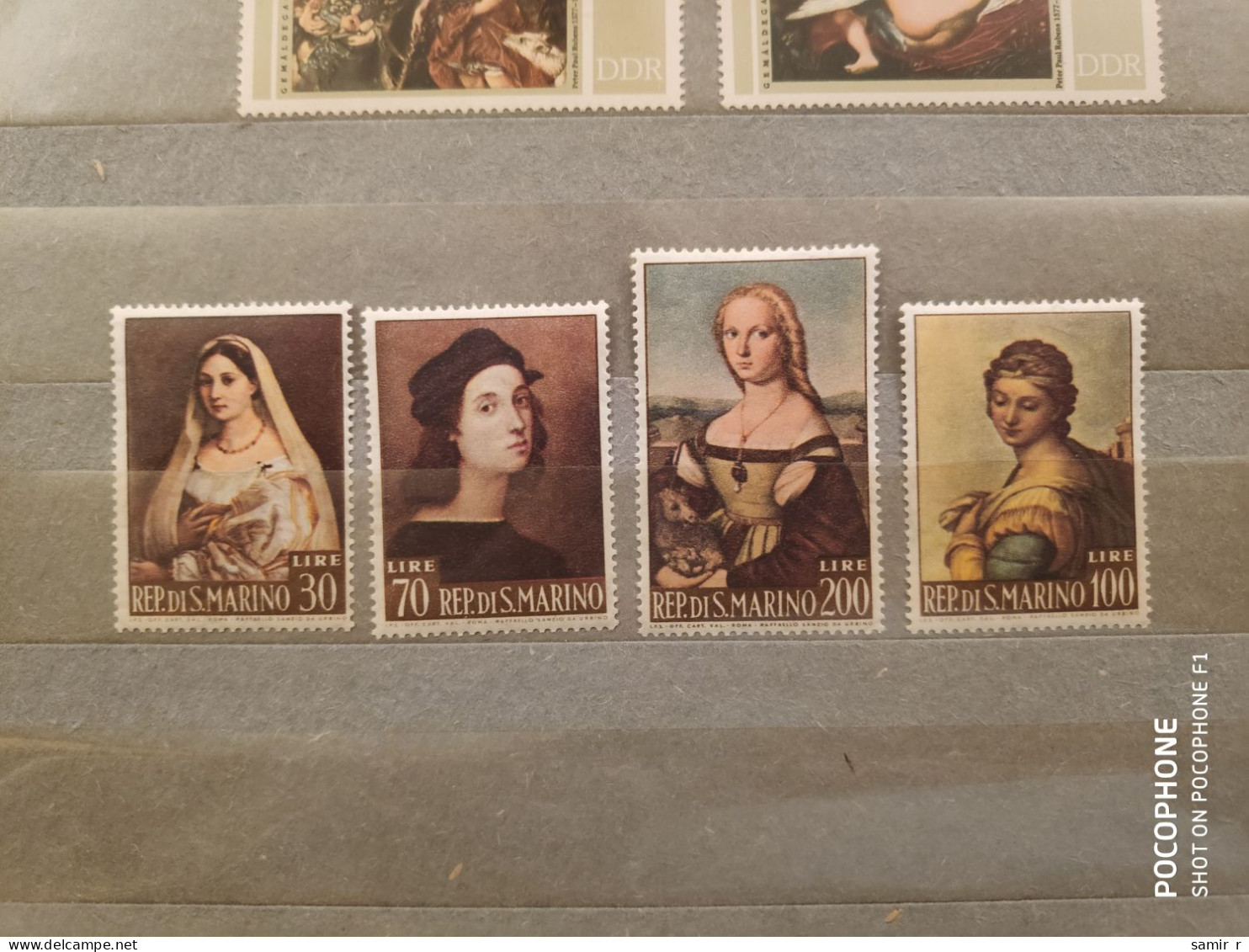 San Marino	Paintings (F74) - Unused Stamps