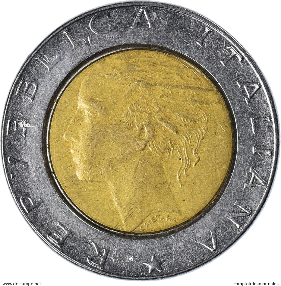 Monnaie, Italie, 500 Lire, 1989 - 500 Lire