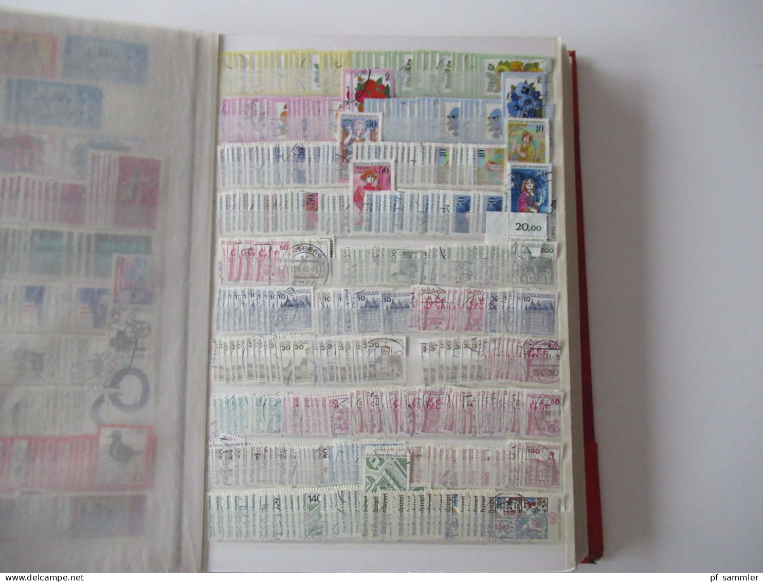Sammlung / interessantes Album / Lagerbuch BRD 1957 - 1983 tausende gestempelte Marken  / absolute Fundgrube!