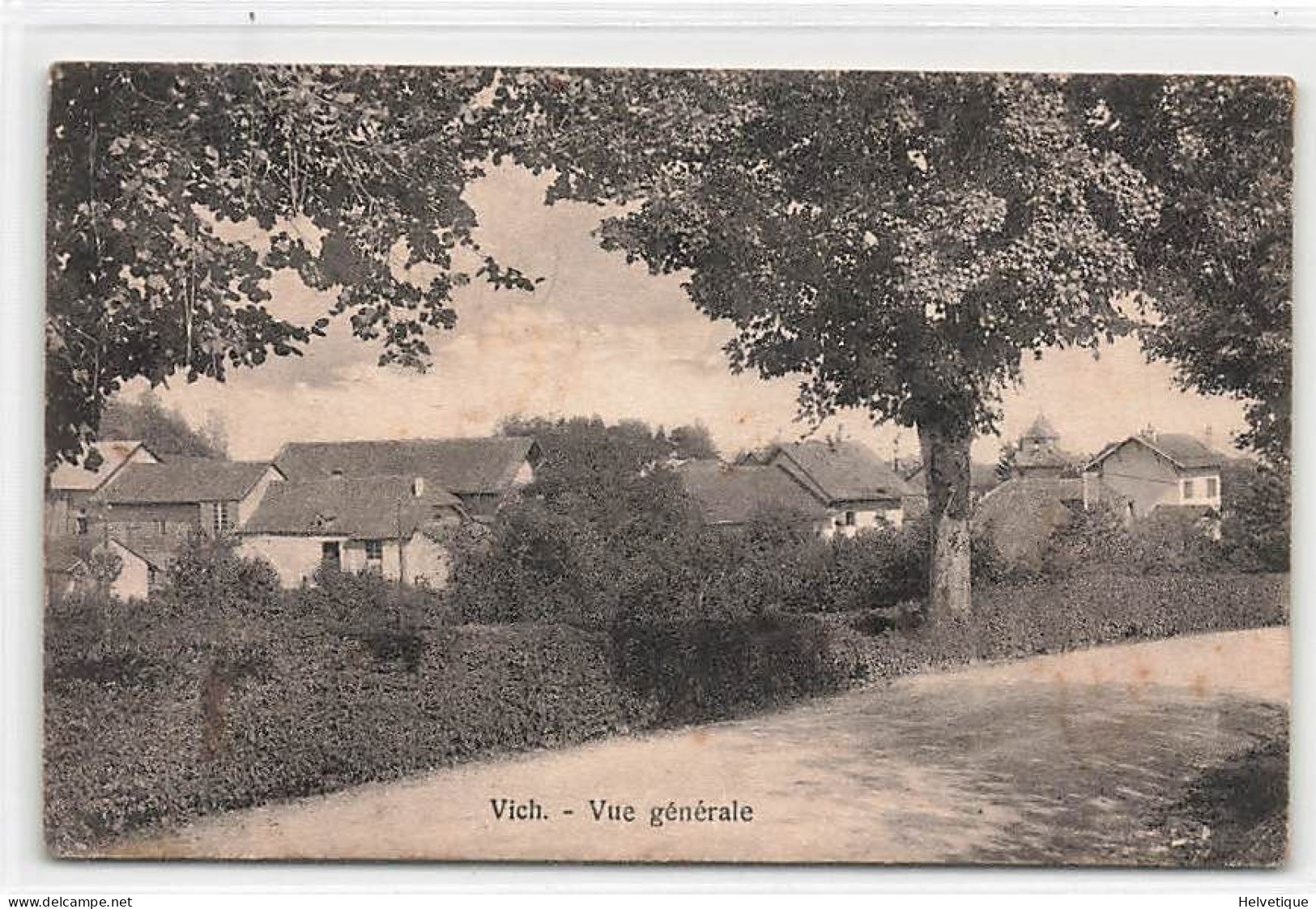 Vich Sur Nyon Vue Générale 1919 - Vich