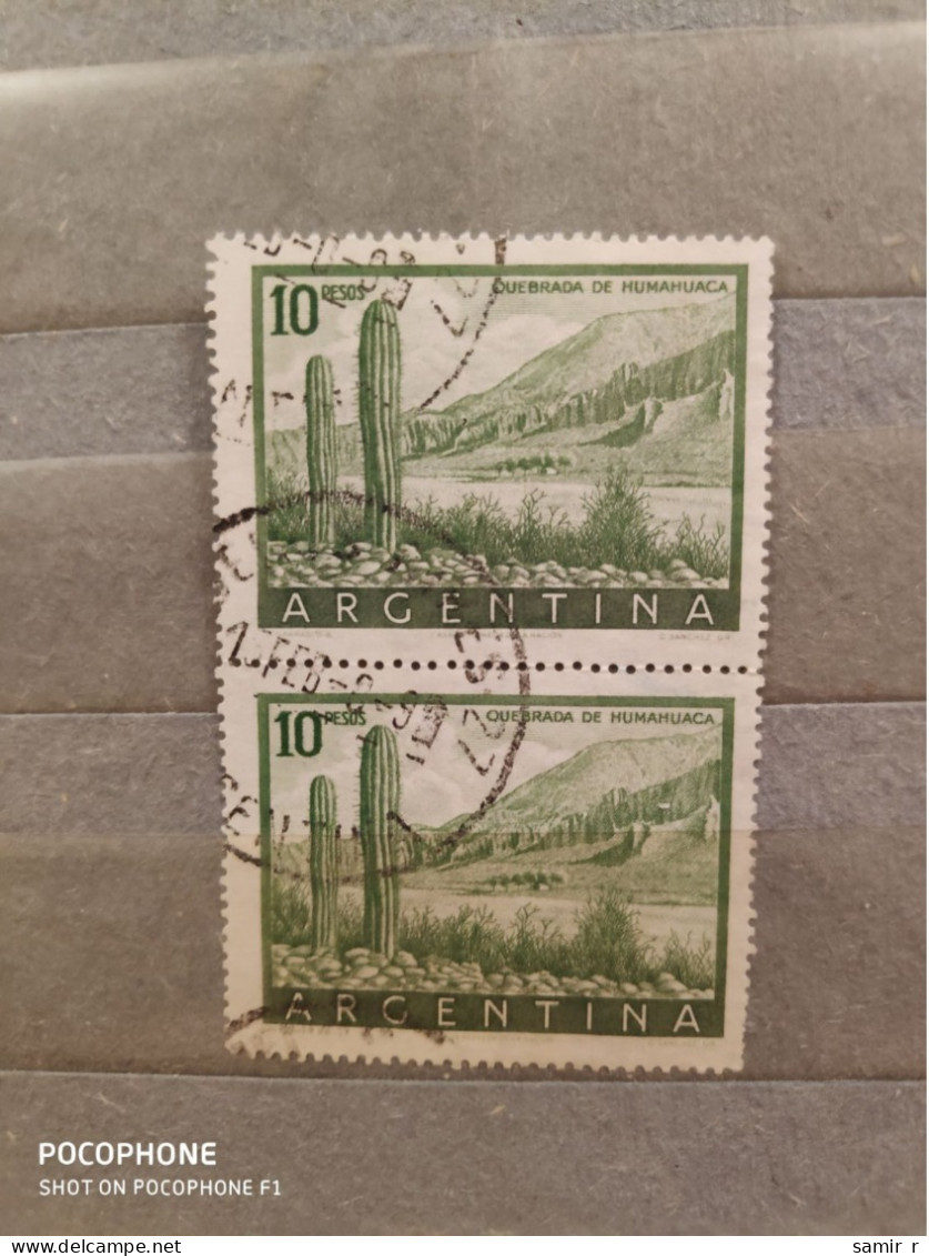 Argentina	 Cactuses  (F75) - Used Stamps