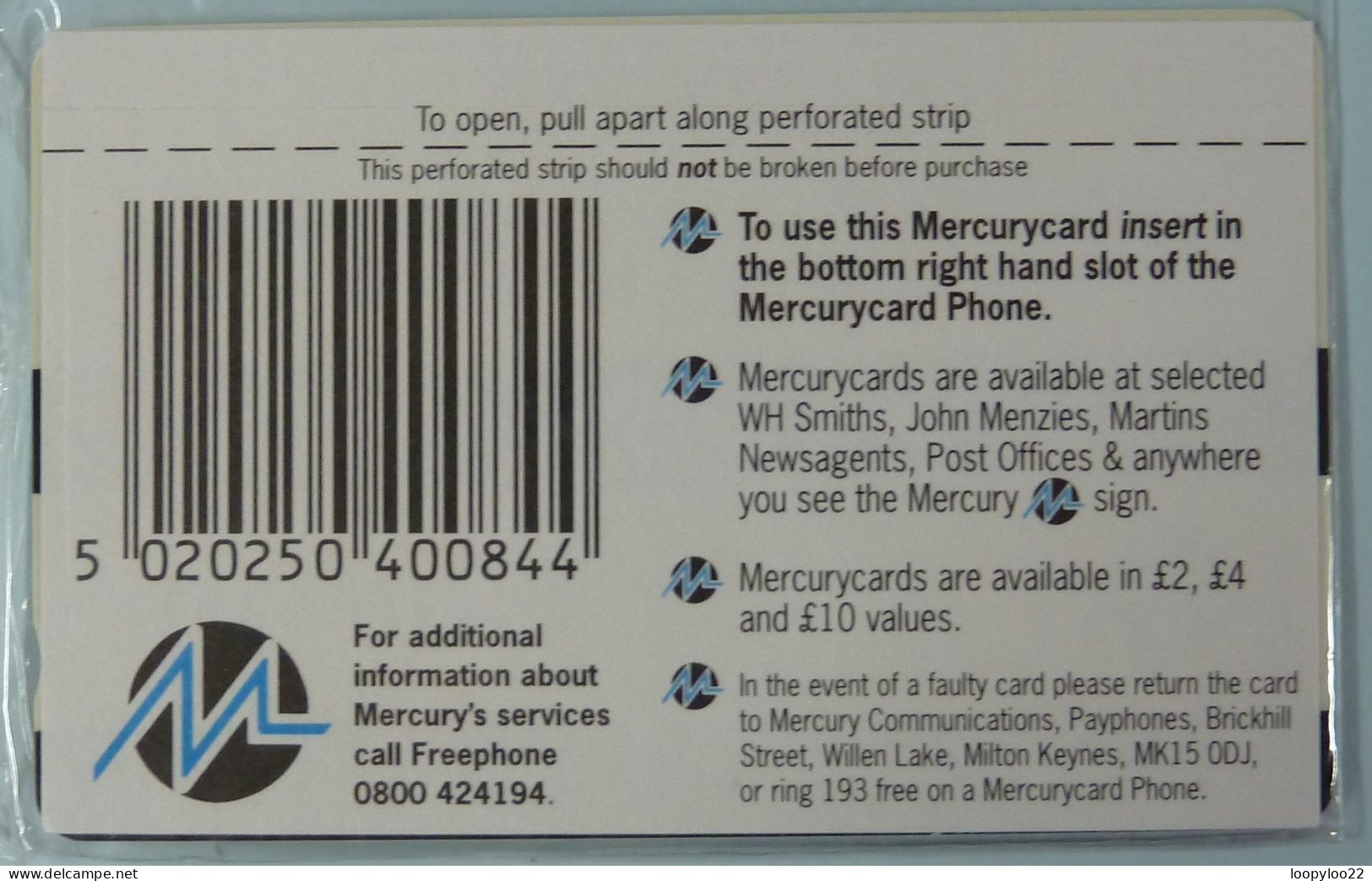 UK - Great Britain - Mercury - Paytelco - PYPO007 - Mavis & Ada - Post Office - £4 - Mint Blister - [ 4] Mercury Communications & Paytelco