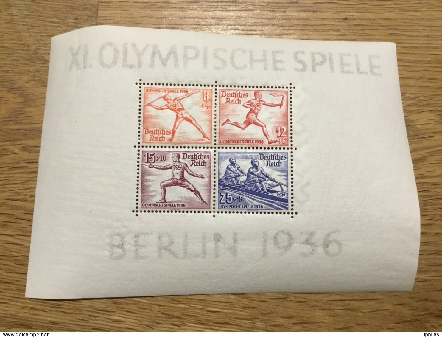 Deutsches Reich Block 6 1936 Geprüft Schlegel Postfrisch ** MNH** - Blocks & Sheetlets