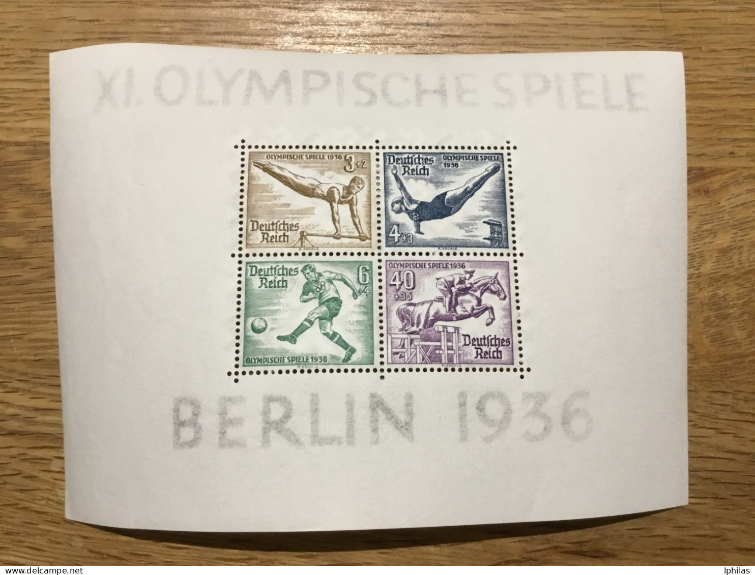 Deutsches Reich Block 5 1936 Geprüft Schlegel Postfrisch ** MNH** - Blocs