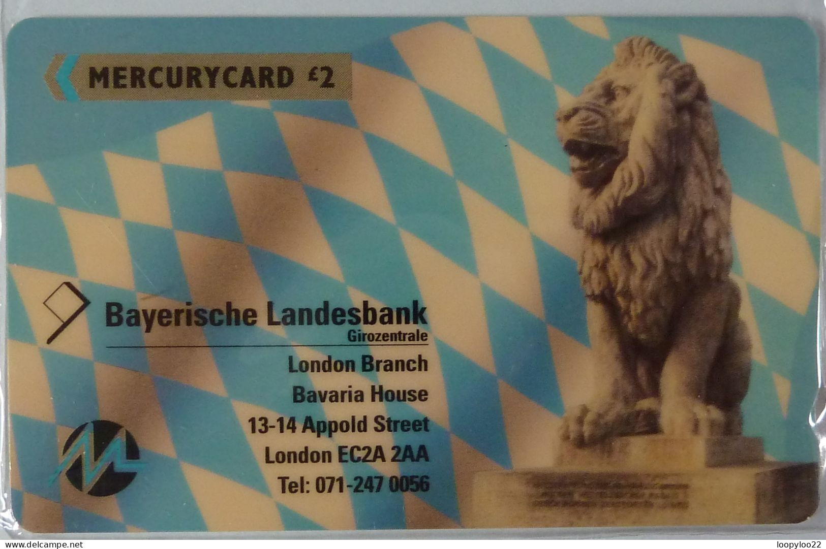 UK - Great Britain - Mercury - MER239 - Bayerische Landesbank London Branch - £2 - Mint Blister - Mercury Communications & Paytelco